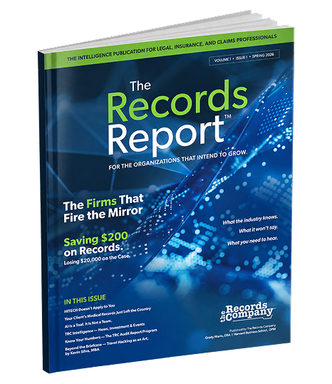 The Records Report Volume 1 Issue 1 cover
